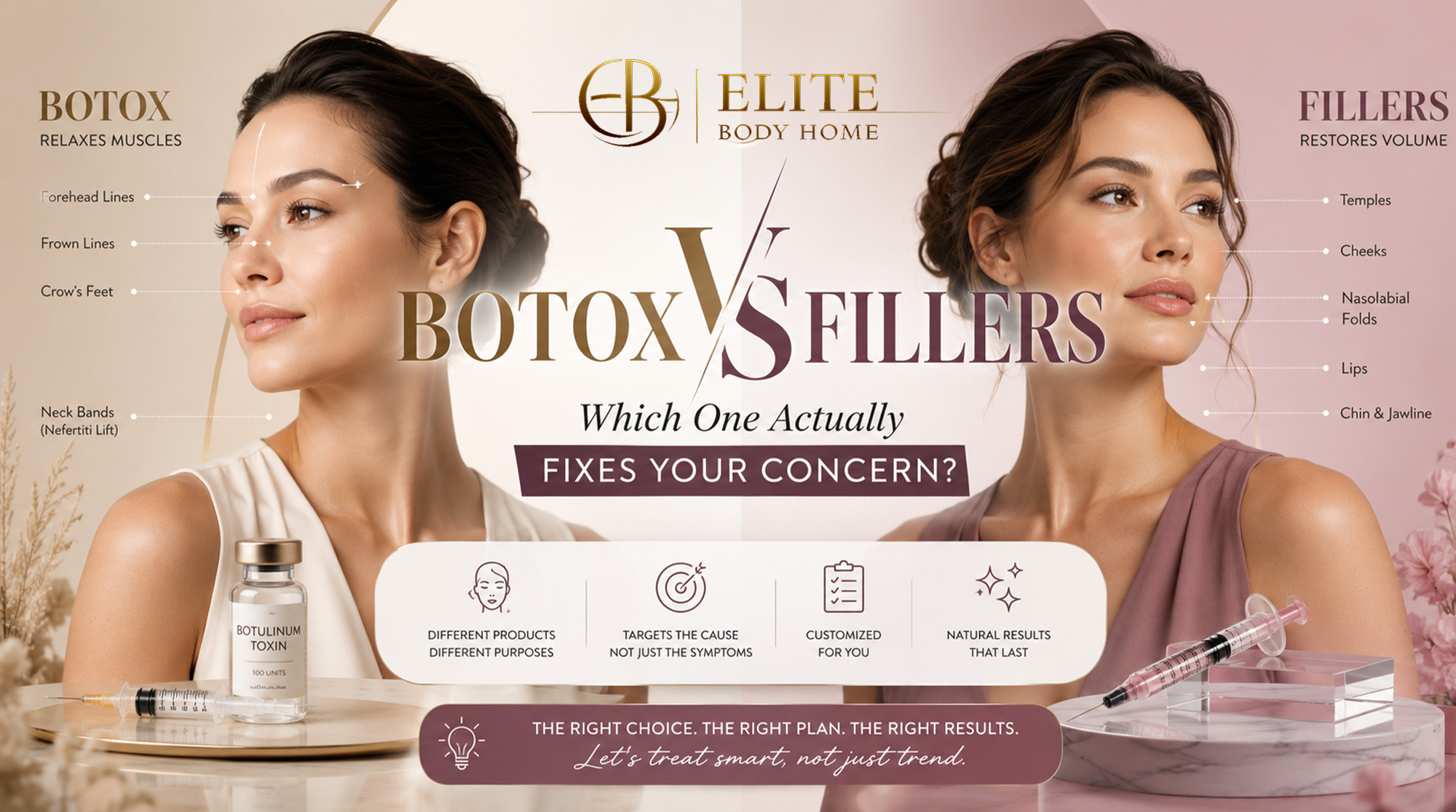 Botox or Fillers: Which One Actually Fixes Your Concern?